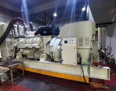 海島電源項目（2臺1300KW10.5KV高壓發(fā)電機）