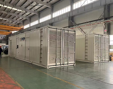 青島華能數(shù)據(jù)中心項目（3臺1600KW/10.5KV高壓發(fā)電機）